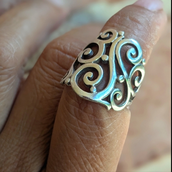 James Avery 925 Sterling Silver Open Sorrento Ring - Picture 5 of 12